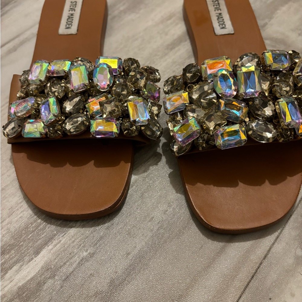 Steve Madden Iridescent Gemstone Women's Sandals